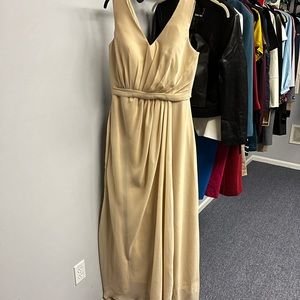 Champaign formal long dress
